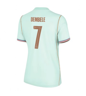 Frankrig Ousmane Dembele #7 Udebanetrøje Dame VM 2026 Kortærmet